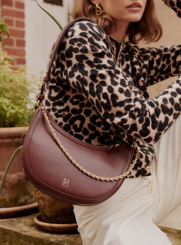 Petite Mendigote Shoulder Bags Fw24 Sac Saula Avec Chaine Retail Brun 8211 Women