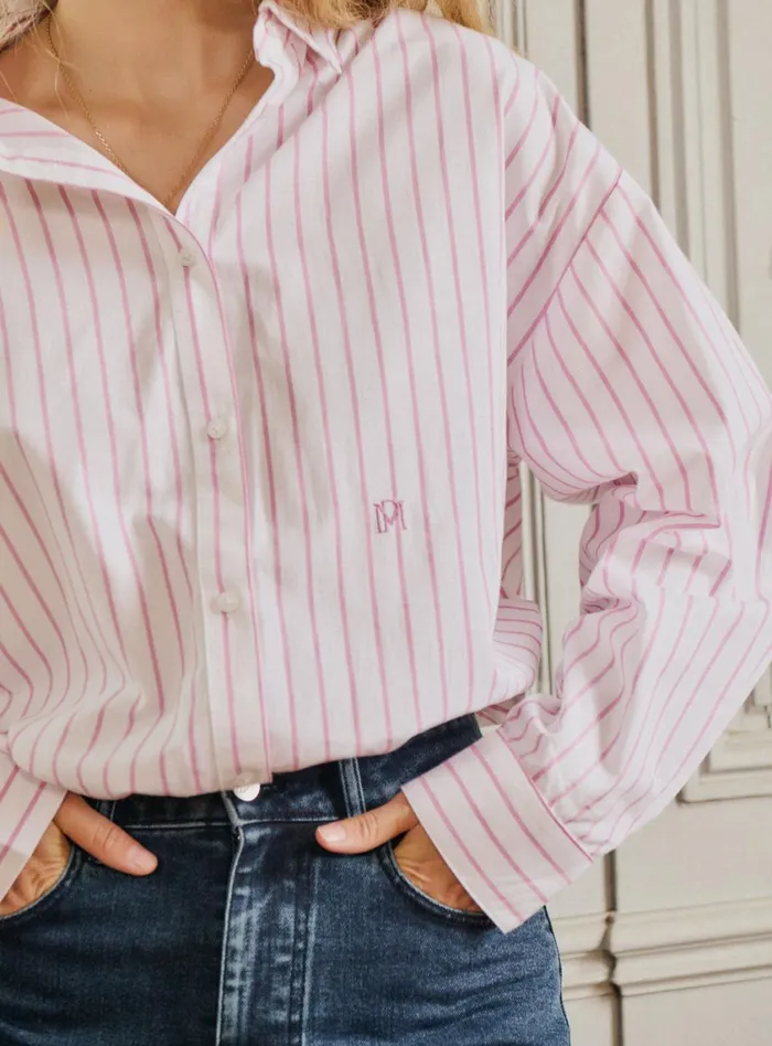 Petite Mendigote Tops Blouses Tomy Shirt Pink 8211 Women