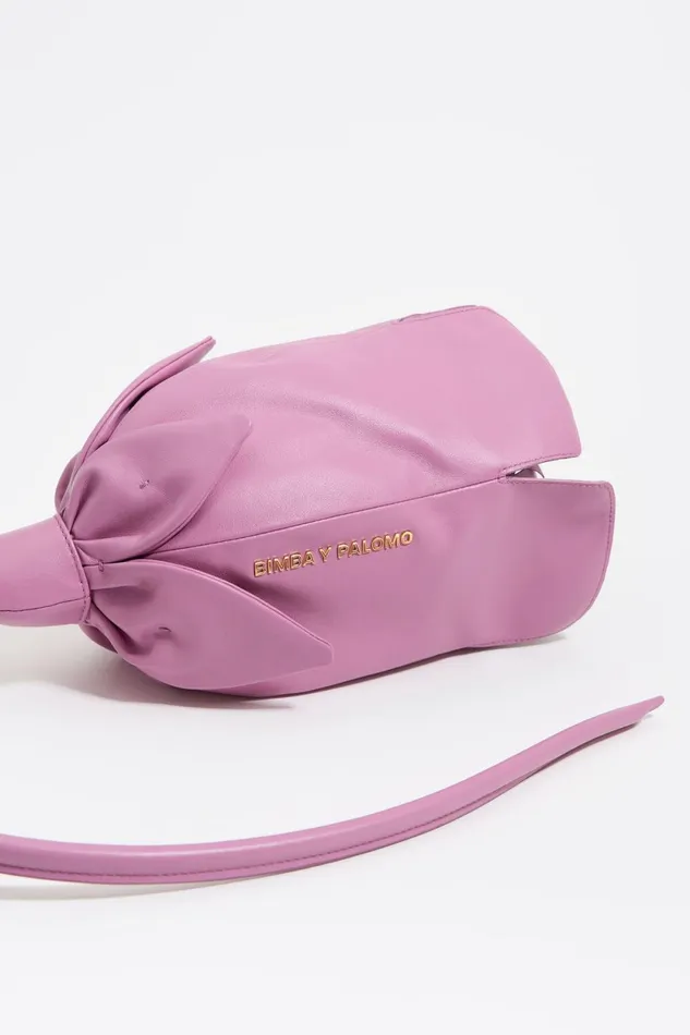 Pink Leather Rose Bag Pink Women Bimba Y Lola Handbags Pink Leather Rose Bag Pink Women Bimba Y Lola Handbags