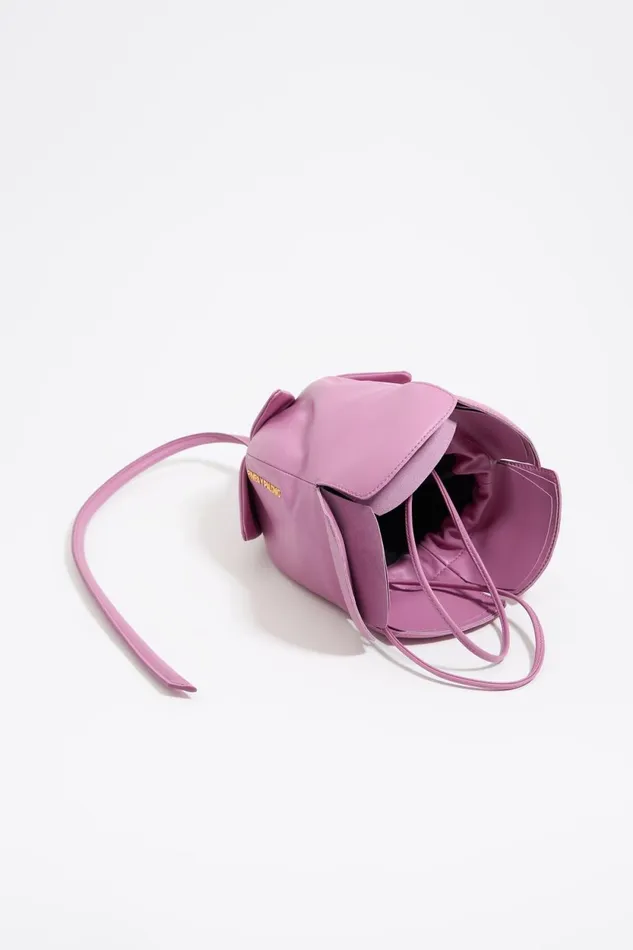 Pink Leather Rose Bag Pink Women Bimba Y Lola Handbags Pink Leather Rose Bag Pink Women Bimba Y Lola Handbags