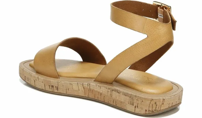 Platform Women Franco Sarto Franco Eden Platform Sandal Camel Leather