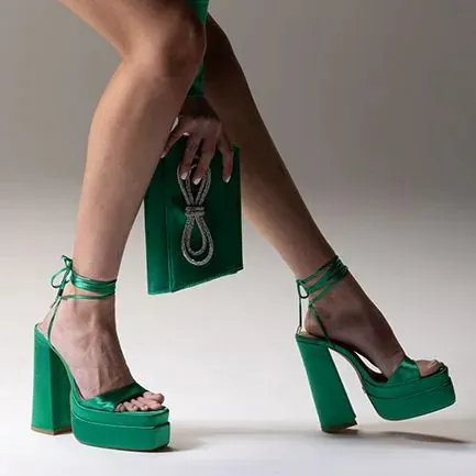 Platforms ZASKIA GREEN NOVO Shoes Women