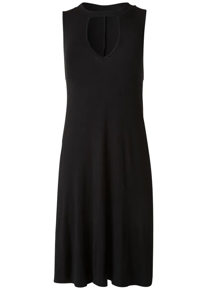 POCKET DETAIL CASUAL DRESS Black Women VENUS Sundresses