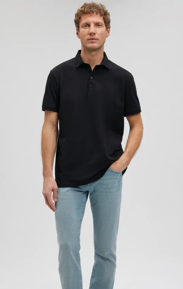 Polo Shirt In Black Men Mavi Jeans TShirts