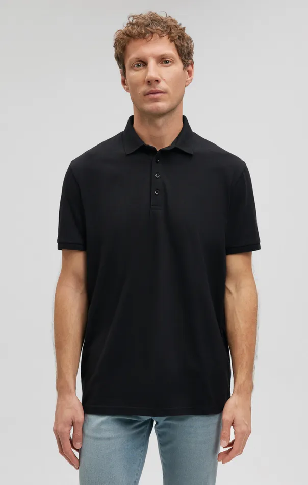 Polo Shirt In Black Men Mavi Jeans TShirts Polo Shirt In Black Men Mavi Jeans TShirts