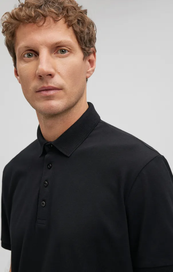 Polo Shirt In Black Men Mavi Jeans TShirts Polo Shirt In Black Men Mavi Jeans TShirts