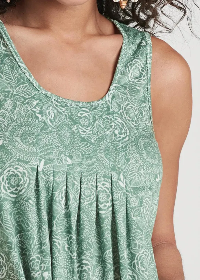PRINT CASUAL DRESS Green Multi Women VENUS Sundresses