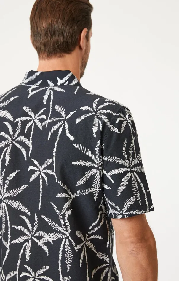 Printed Shirt In Black Men Mavi Jeans Shirts Printed Shirt In Black Men Mavi Jeans Shirts