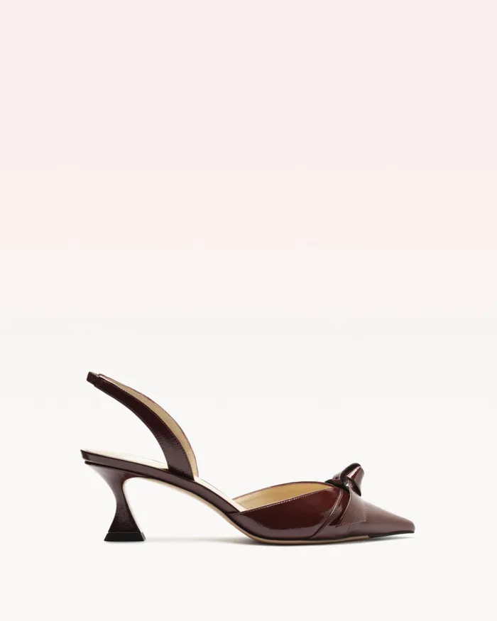 Pumps Women Alexandre Birman Clarita Bell Slingback 60 Pump Slingback Heels Burgundy