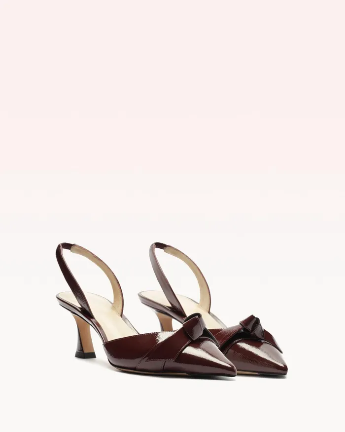 Pumps Women Alexandre Birman Clarita Bell Slingback 60 Pump Slingback Heels Burgundy