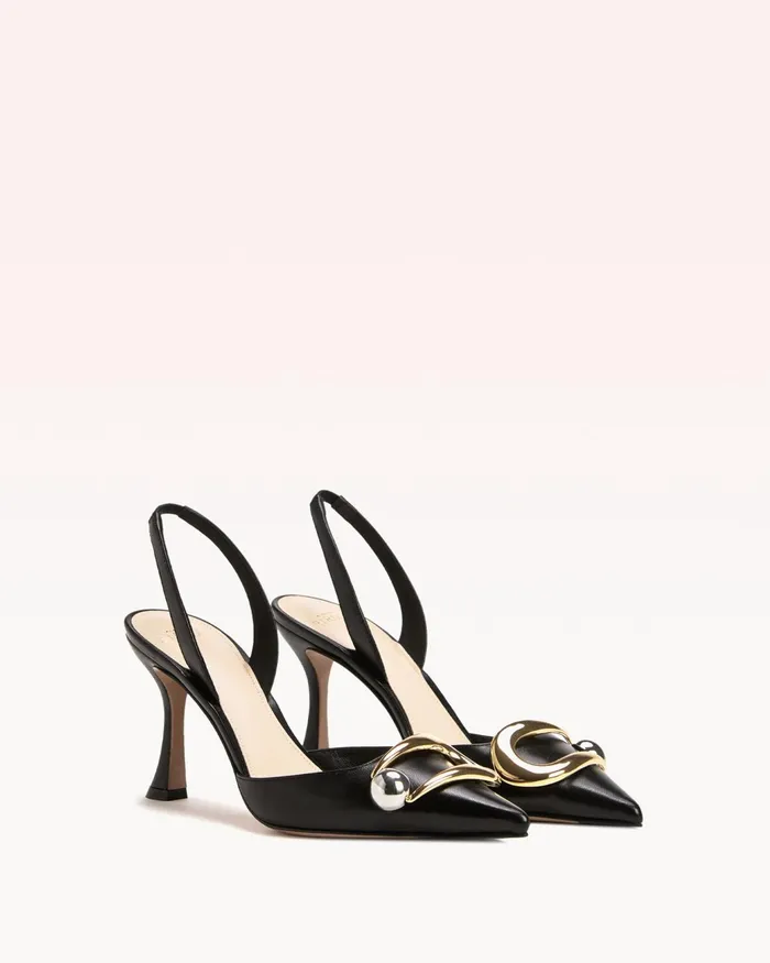 Pumps Women Alexandre Birman Harper Slingback Heels Black