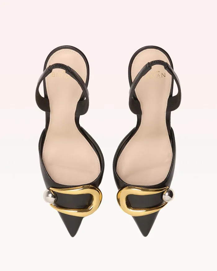 Pumps Women Alexandre Birman Harper Slingback Heels Black