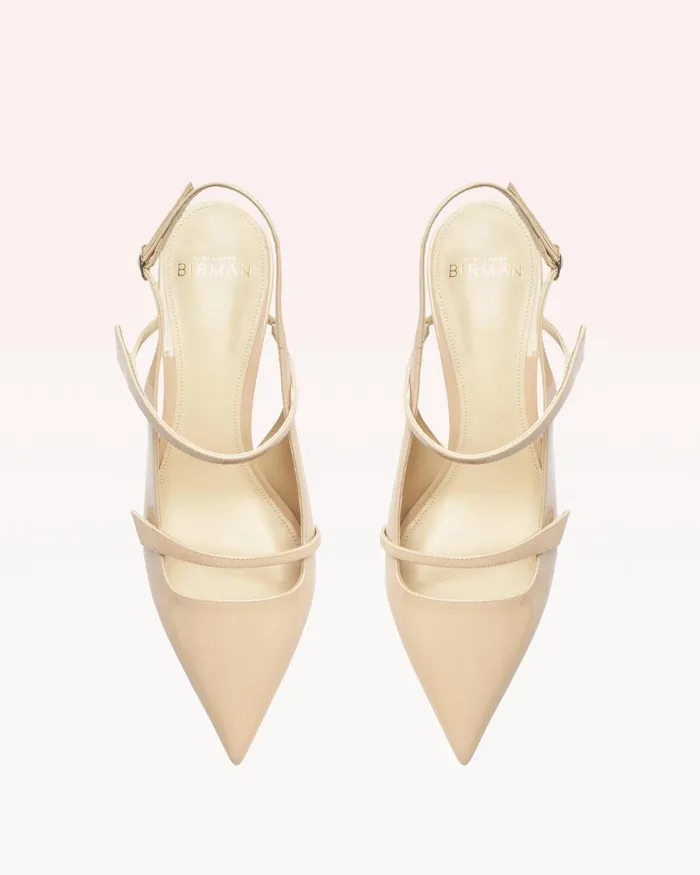 Pumps Women Alexandre Birman Tita 60 Slingback Semolina Alexandre Birman Slingback Pumps Semolina
