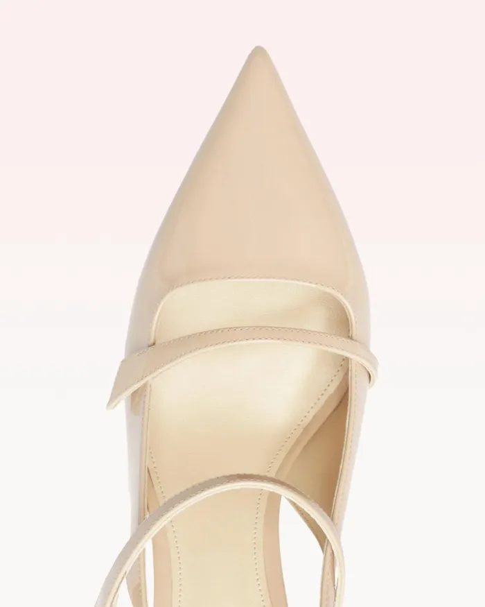 Pumps Women Alexandre Birman Tita 60 Slingback Semolina Alexandre Birman Slingback Pumps Semolina