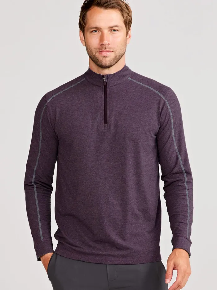 Quarter Zips Men Tasc Performance Carrollton Lightweight Quarter Zip