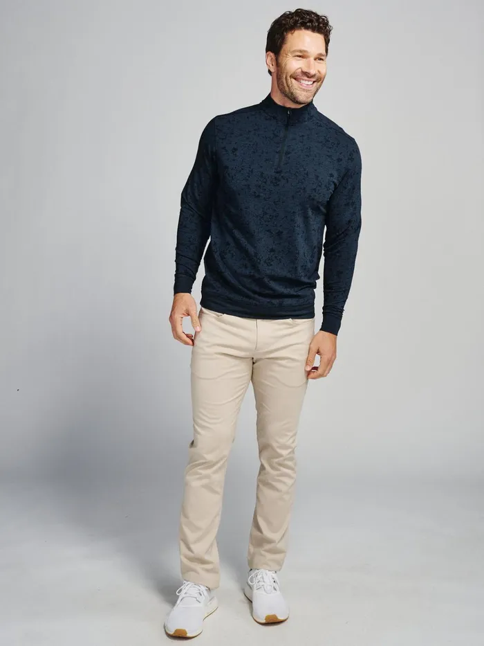 Quarter Zips Men Tasc Performance Cloud French Terry Print Quarter Zip