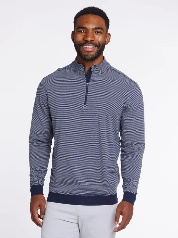 Quarter Zips Men Tasc Performance Cloud French Terry Print Quarter Zip