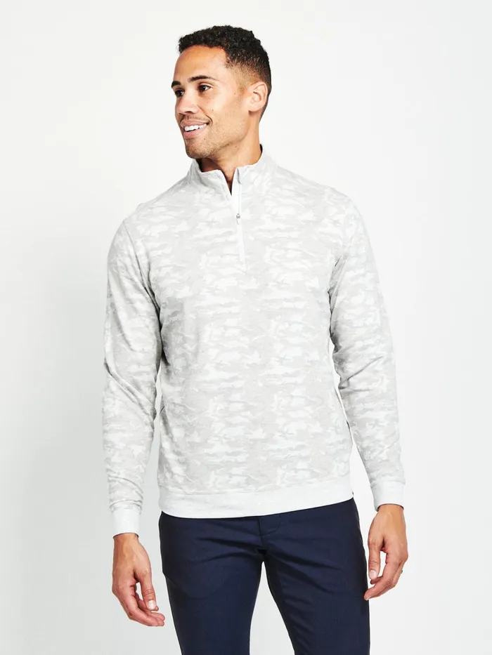 Quarter Zips Men Tasc Performance Cloud French Terry Print Quarter Zip