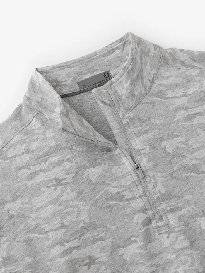 Quarter Zips Men Tasc Performance Cloud French Terry Print Quarter Zip
