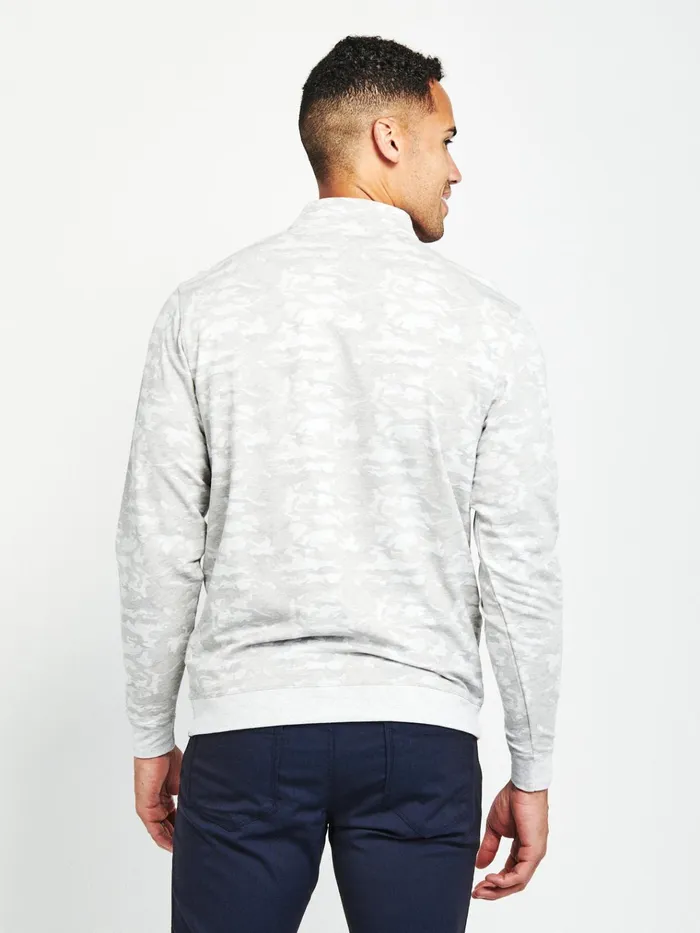 Quarter Zips Men Tasc Performance Cloud French Terry Print Quarter Zip