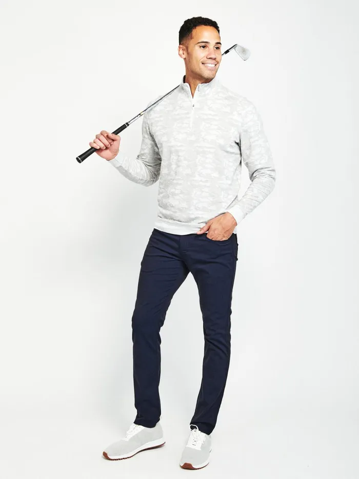 Quarter Zips Men Tasc Performance Cloud French Terry Print Quarter Zip