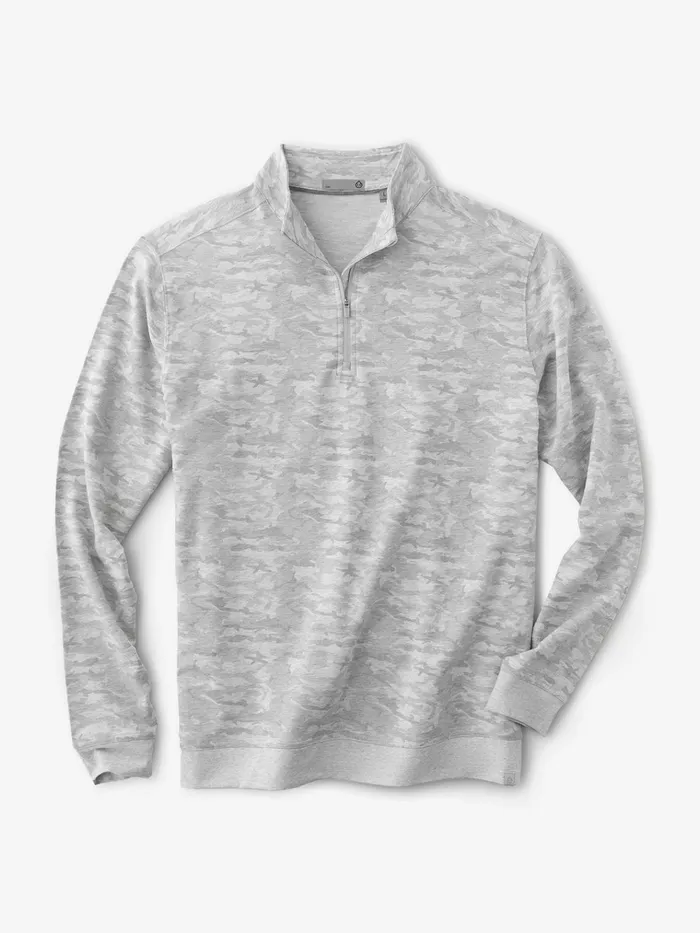 Quarter Zips Men Tasc Performance Cloud French Terry Print Quarter Zip