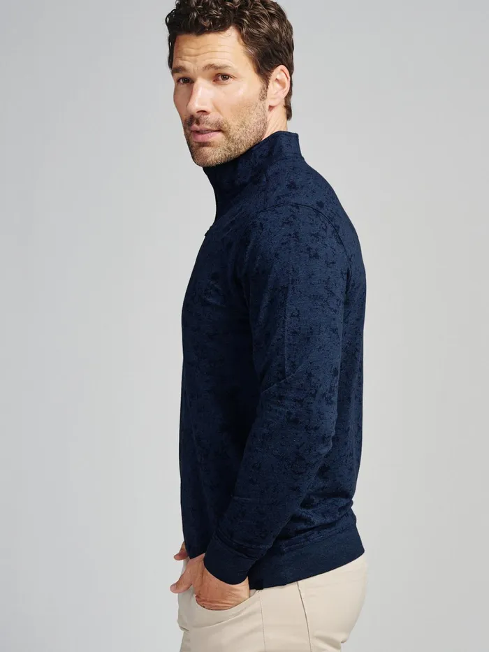 Quarter Zips Men Tasc Performance Cloud French Terry Print Quarter Zip