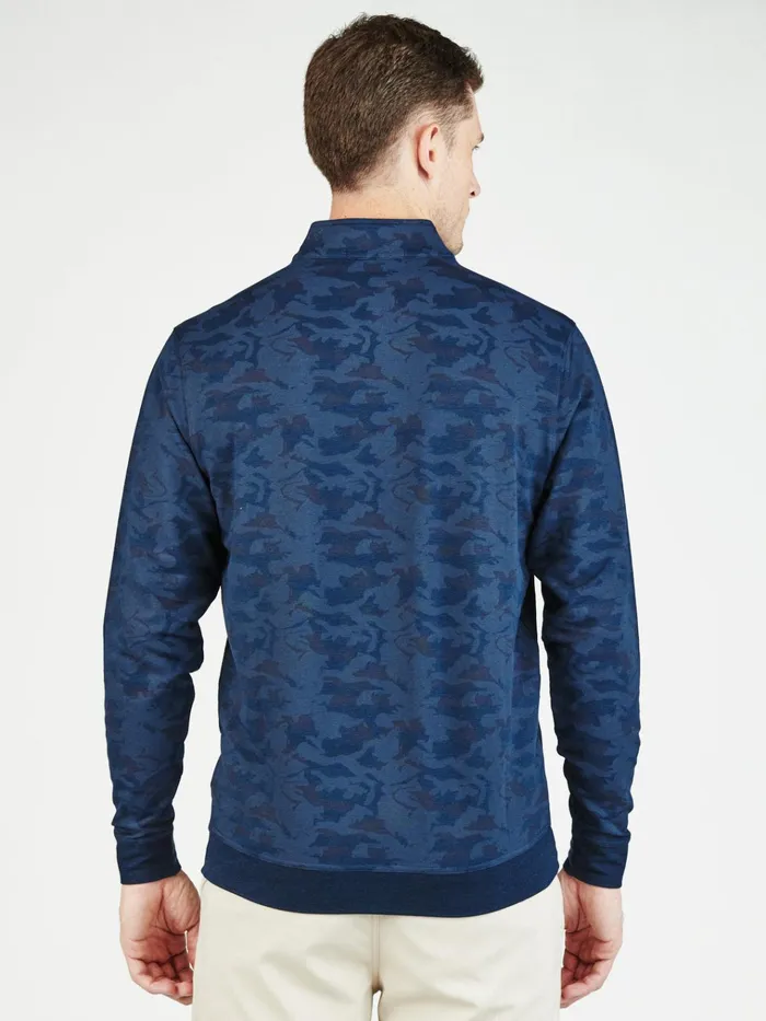 Quarter Zips Men Tasc Performance Cloud French Terry Print Quarter Zip