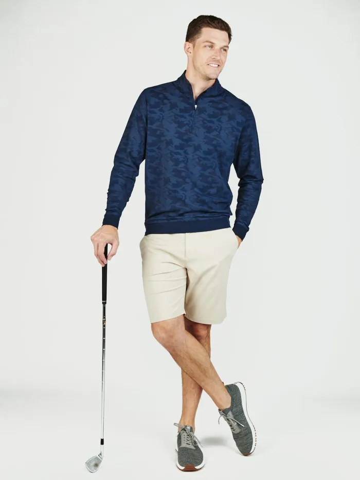 Quarter Zips Men Tasc Performance Cloud French Terry Print Quarter Zip