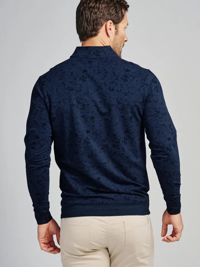 Quarter Zips Men Tasc Performance Cloud French Terry Print Quarter Zip