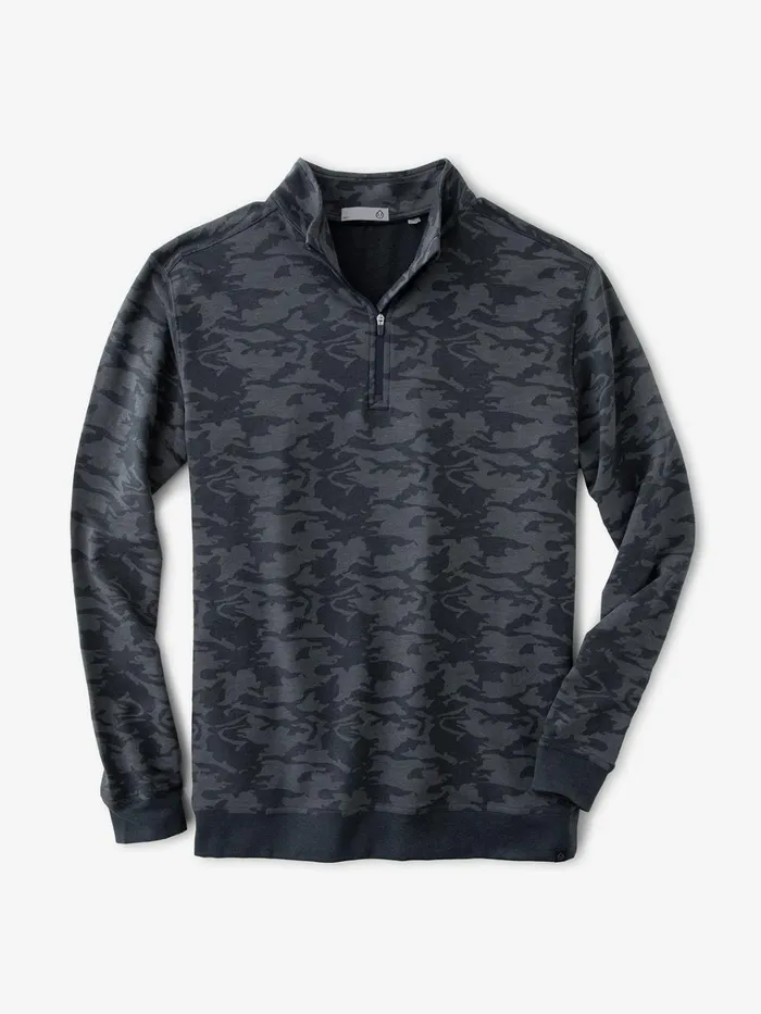 Quarter Zips Men Tasc Performance Cloud French Terry Print Quarter Zip