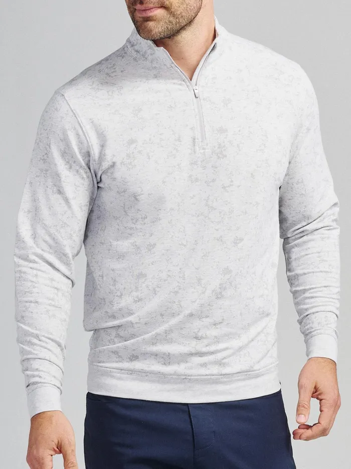 Quarter Zips Men Tasc Performance Cloud French Terry Print Quarter Zip