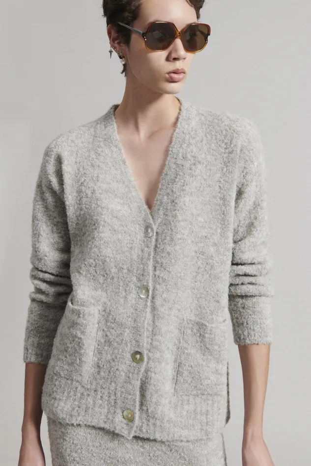 Rachel Comey Knits Women Albers Cardigan Heather Grey