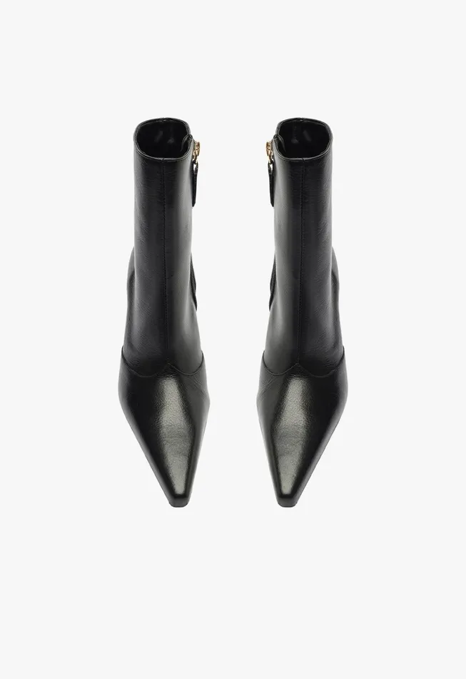 Raffaela Stiletto Bootie Black Women Schutz Shoes Booties