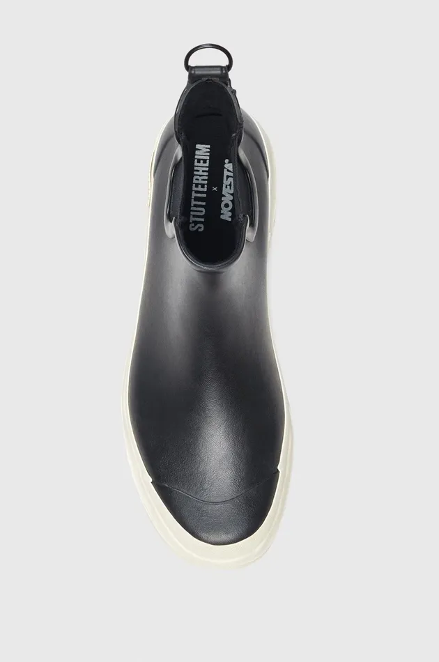 Rain Boots Women Stutterheim Black And White Chelsea Rainwalker Boots