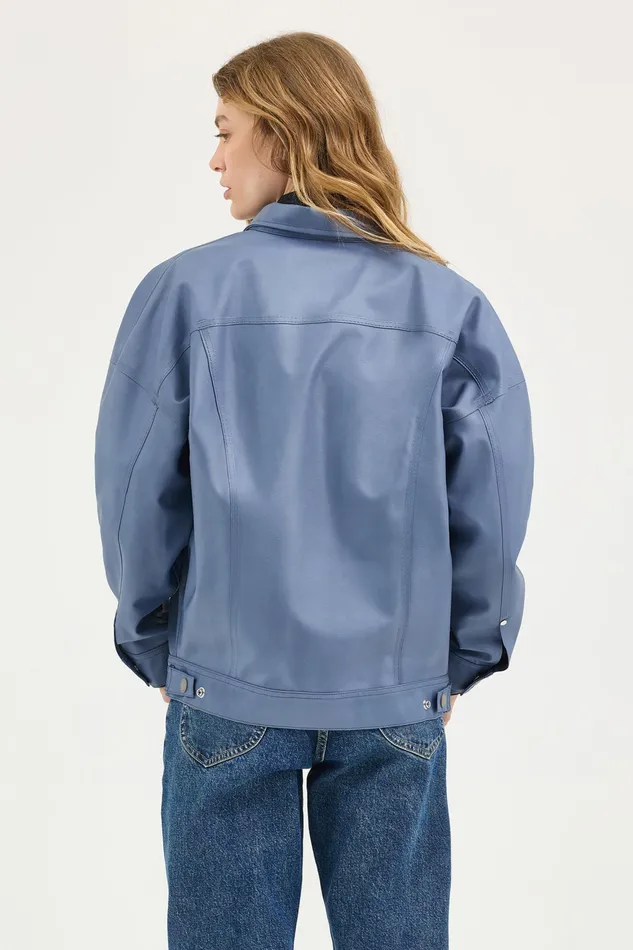 Raincoats Women Stutterheim Lee X STUTTERHEIM Storm Rider Jacket Ash Blue