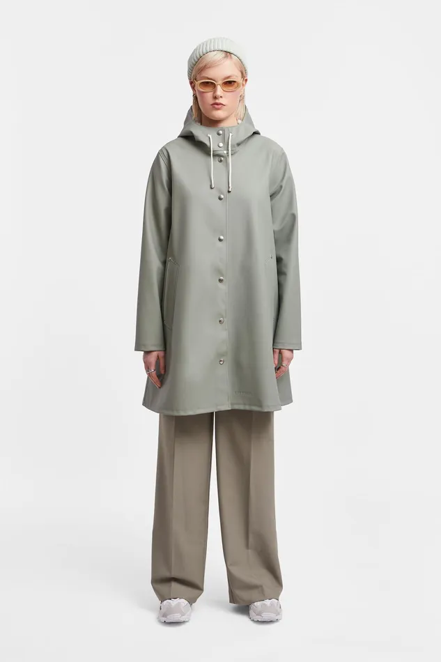 Raincoats Women Stutterheim Mosebacke Raincoat Khaki Green