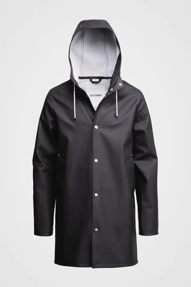 Raincoats Women Stutterheim Stockholm Raincoat Black