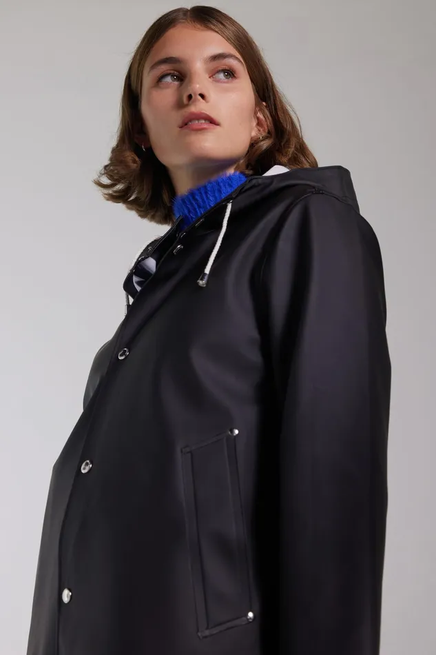 Raincoats Women Stutterheim Stockholm Raincoat Black
