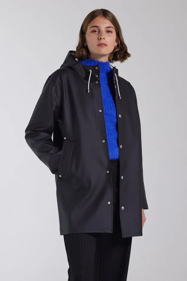 Raincoats Women Stutterheim Stockholm Raincoat Black