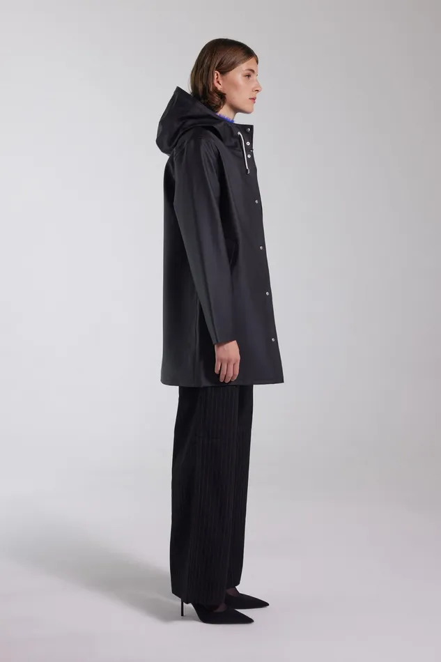Raincoats Women Stutterheim Stockholm Raincoat Black
