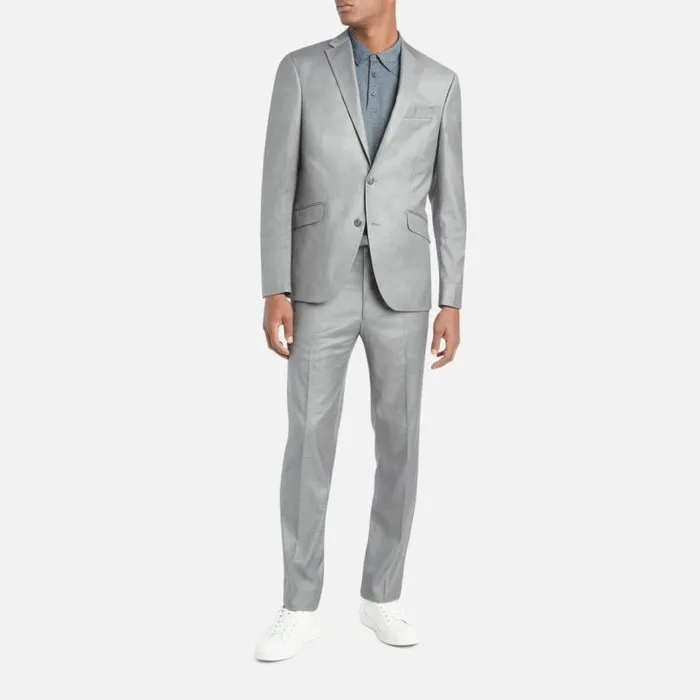 ReadyFlex ModernFit Suit Jacket Grey Men Kenneth Cole Suiting