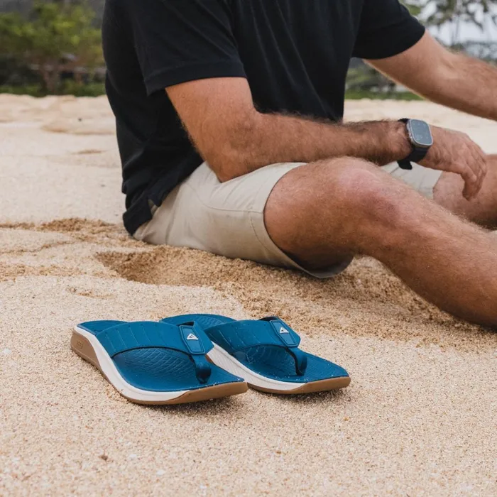 Reef Flip Flops The Deckhand Ocean Depths 8211 Men Reef Flip Flops The Deckhand Ocean Depths 8211 Men