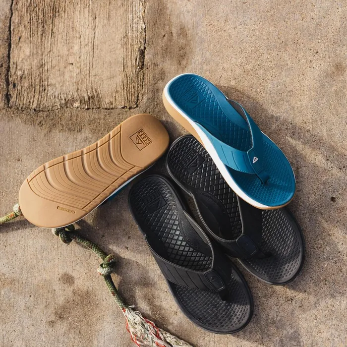 Reef Flip Flops The Deckhand Ocean Depths 8211 Men Reef Flip Flops The Deckhand Ocean Depths 8211 Men