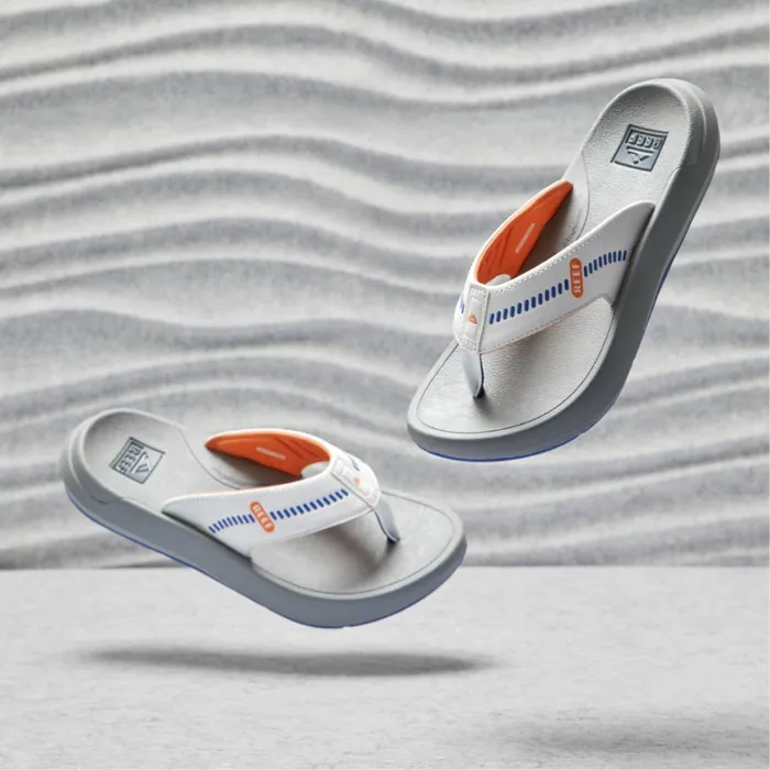 Reef Sandals Cruiser Bluewhiteorange 8211 Men Reef Sandals Cruiser Bluewhiteorange 8211 Men