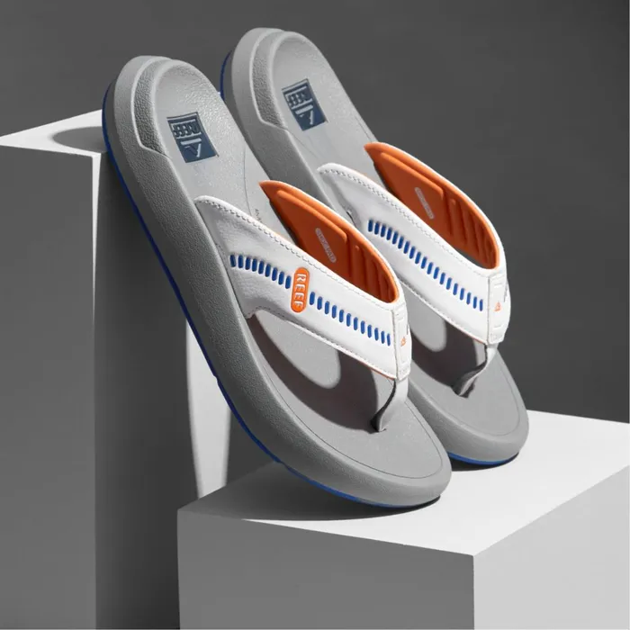Reef Sandals Cruiser Bluewhiteorange 8211 Men Reef Sandals Cruiser Bluewhiteorange 8211 Men