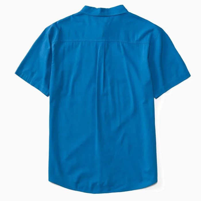 Reef TShirts and Shirts Collins Short Sleeve Shirt Parisian Blue 8211 Men Reef TShirts and Shirts Collins Short Sleeve Shirt Parisian Blue 8211 Men
