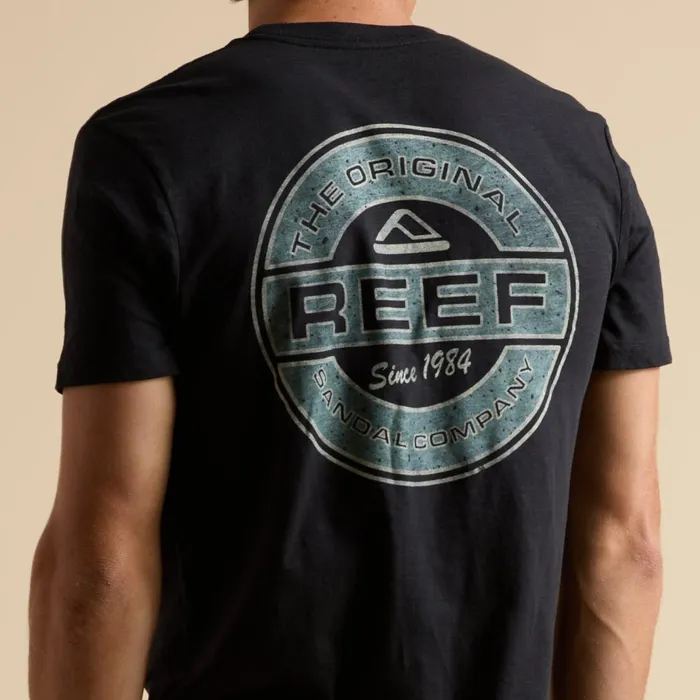 Reef TShirts and Shirts Slick Short Sleeve Tee Black 8211 Men
