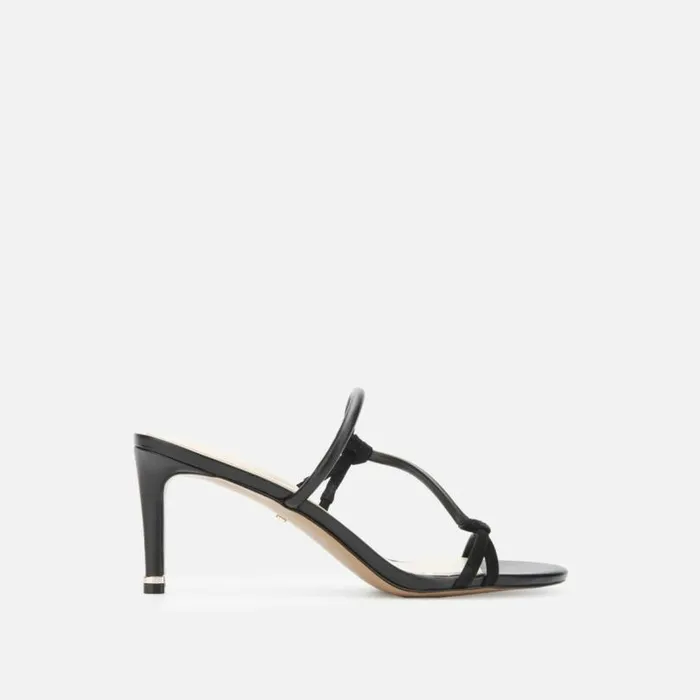 Riley 70 Strappy Sandal Black Women Kenneth Cole Heels