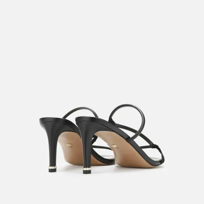 Riley 70 Strappy Sandal Black Women Kenneth Cole Heels